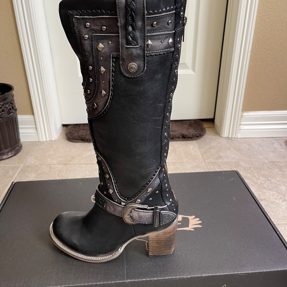 Freebird CORMAC Black Boots NIB Size 8 - Picture 7 of 14